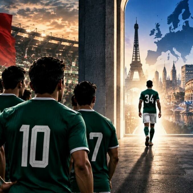 Tras el Mundial 2026, sólo un jugador mexicano ha emigrado a Europa. (Foto: ChatGPT)