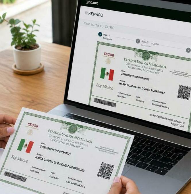 ¿Cómo obtener la CURP en línea? Así puedes descargarla e imprimirla. Foto: ChatGPT