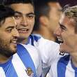 Carlos Vela y Antoine Griezmann (EFE)