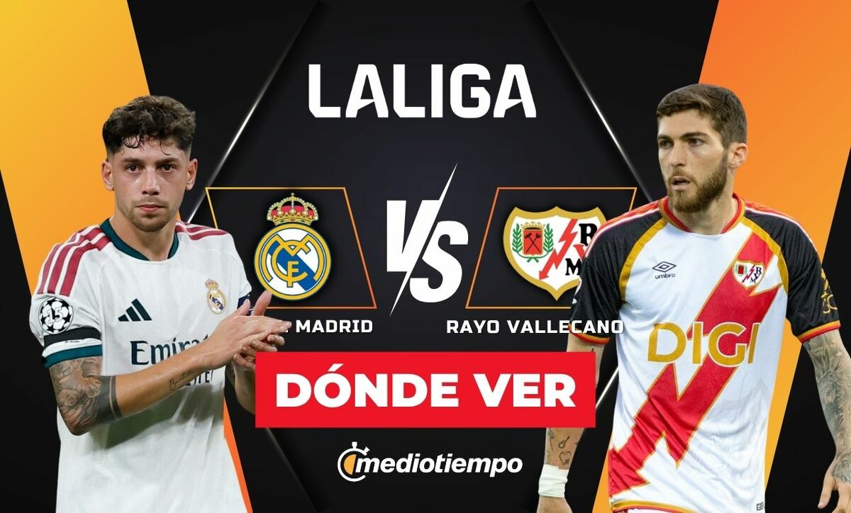 Real Madrid vs. Rayo Vallecano: where and at what time to see IN VIVO
