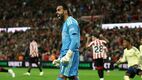 David Raya atajó un penal y fue la gran figura del encuentro para los Gunners (Fotografía: Reuters)