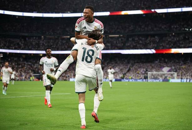 Mbappe marcó doblete para los Merengues / Reuters