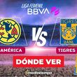 América vs. Tigres EN VIVO. Partido de Liga Femenil Apertura 2026 HOY