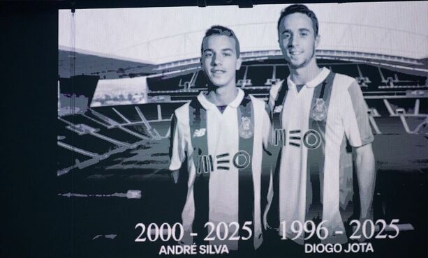 André Silva y Diogo Jota, quienes fallecieron en el accidente de 2025. (Foto: Mexsport)