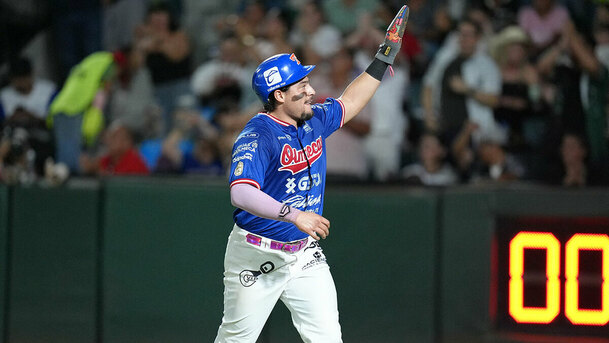 Calvin Estrada está cerrando en grande su tercera temporada en la LMB. (Foto: Liga Mexicana de Beisbol)