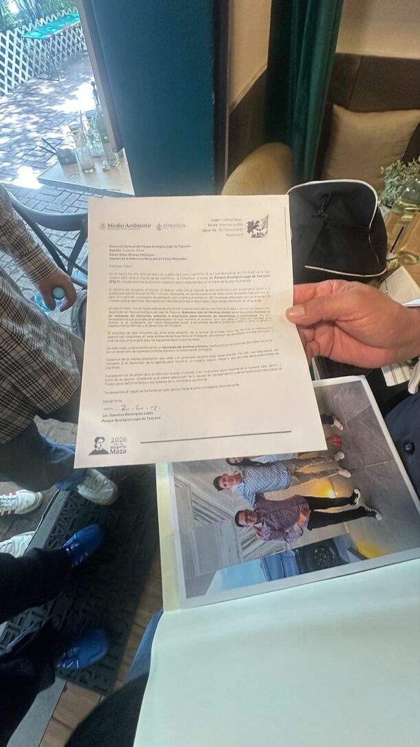 Documento sobre denuncia contra Edson Álvarez por presunto secuestro (Olga Hirata)