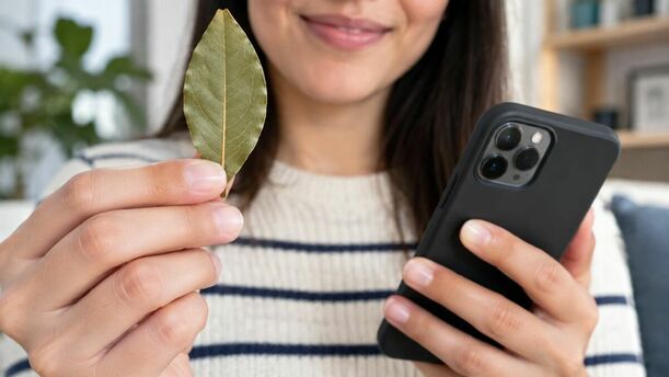 Laurel en el celular: qué significa y por qué algunas personas lo llevan en la funda. (ChatGPT).