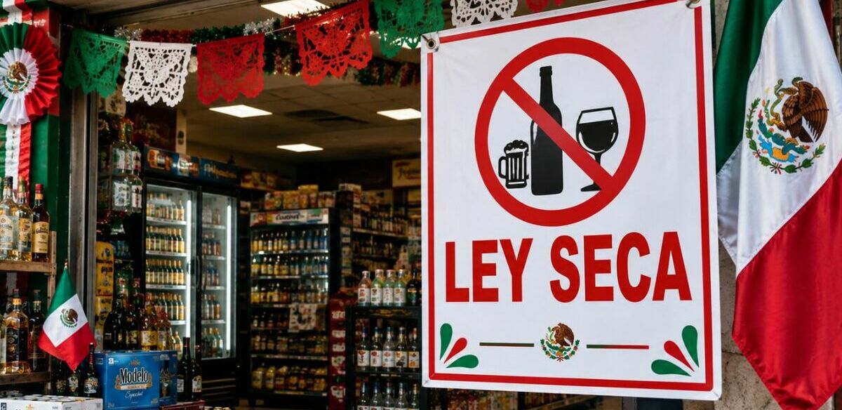 15 y 16 de septiembre: ¿en qué estados y municipios habrá Ley Seca? (Foto: ChatGPT).