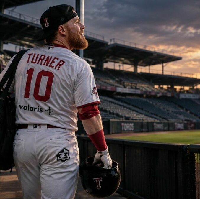 Justin Turner no estará en el Pacífico en México. (Foto: Abigail Sequera)