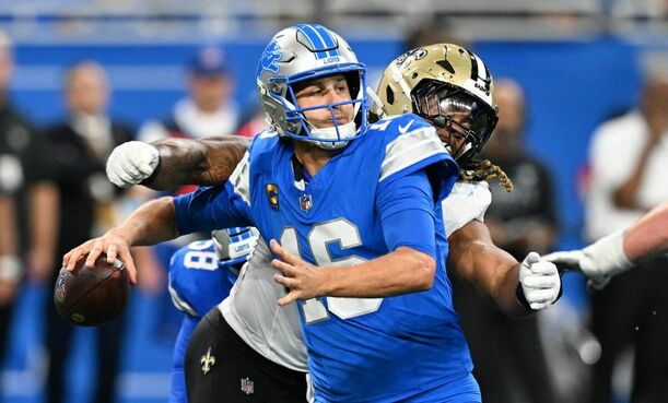 Los Detroit Lions sufrieron para vencer a los Saints en la Semana 1 de NFL 2026. (Reuters).