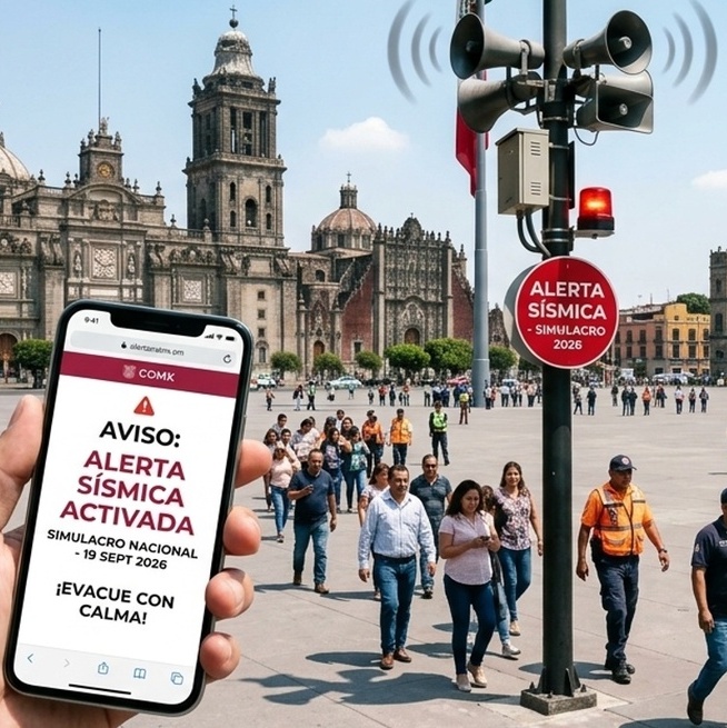 Conoce la fecha y horario del Segundo Simulacro Nacional de septiembre 2026.