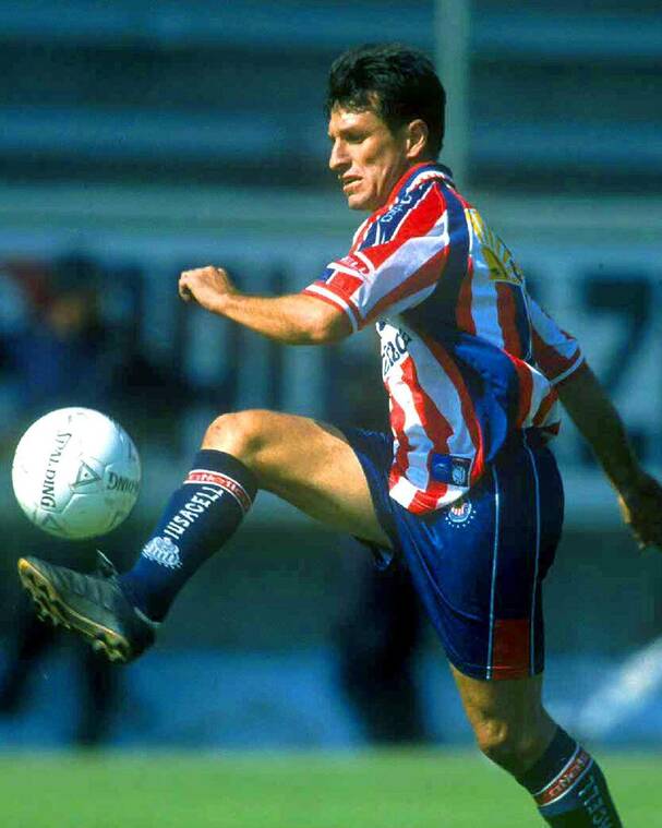 Felipe de Jesús Robles, durante un partido con las Chivas. FOTO: Mexsport