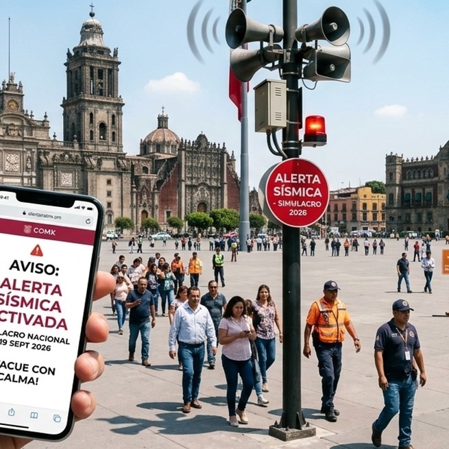Conoce la fecha y horario del Segundo Simulacro Nacional de septiembre 2026.