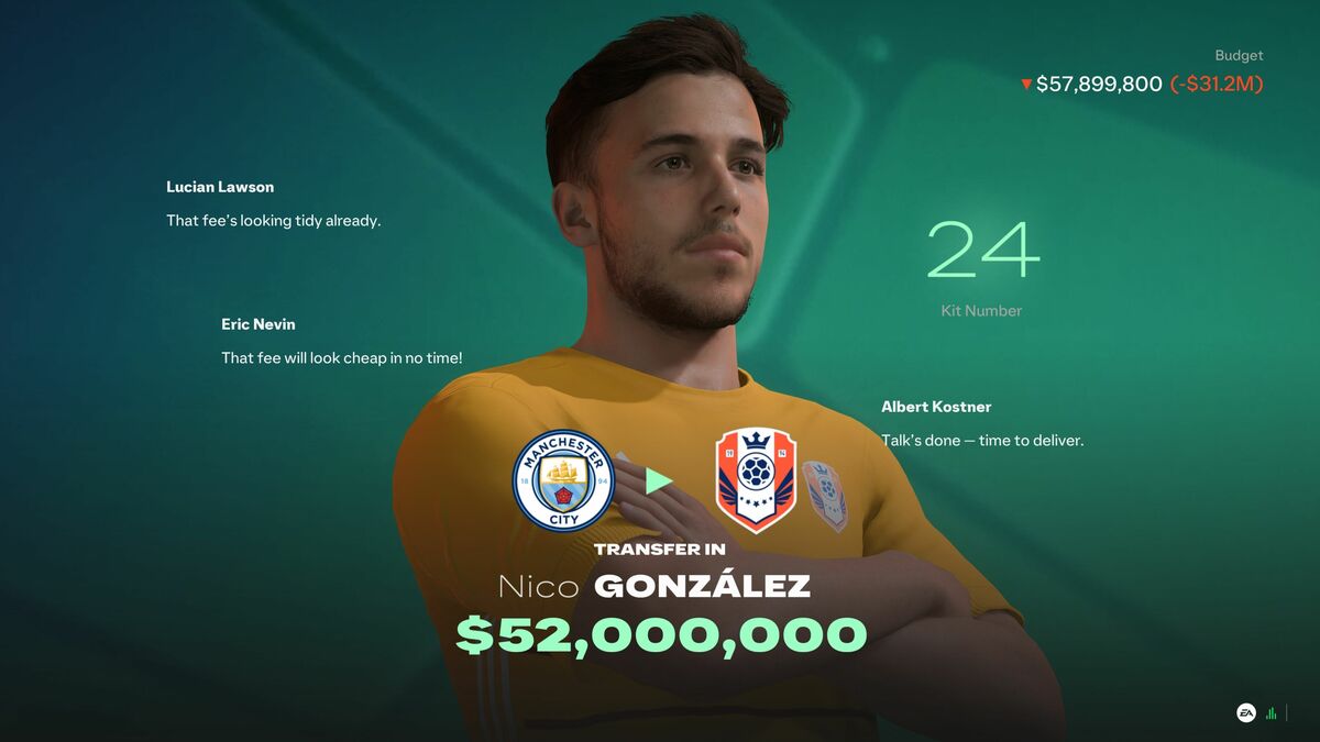 Modo carrera en el FC27 (Cortesía EA)