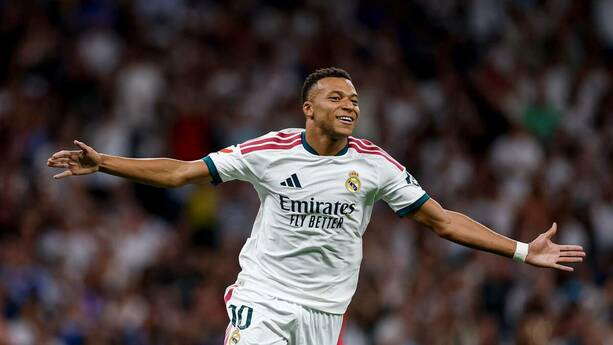 Real Madrid ganó con doblete de Mbappé / X: Real Madrid