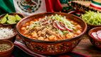 El pozole puede ser saludable. (Foto: ChatGPT)