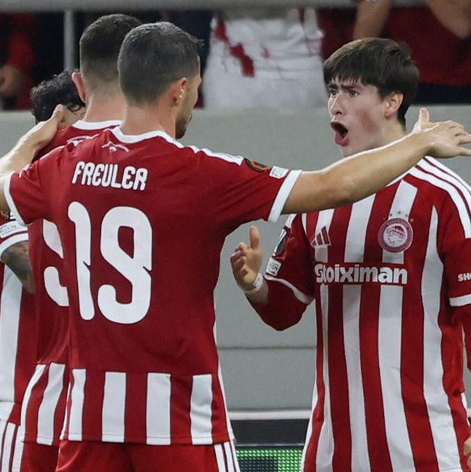 La Hormiga González suma 4 goles con Olympiacos. (Foto: Reuters)