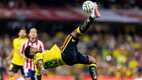 Miguel Borja se lució con un gol de chilena (Mexsport)