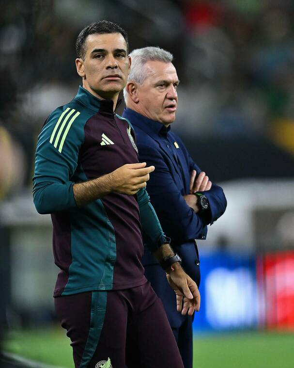 Rafael Márquez y Javier Aguirre. FOTO Imago7