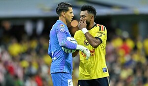 Miguel Borja le dio el empate a América en el Clásico Nacional del AP2026 (Imago7)