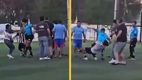 Un árbitro fue agredido por no marcar un penalti (Captura X @laserdnahuel)