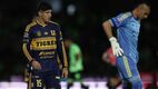 Tigres perdió con Juárez y en la imagen aparece Alan Franco y Nahuel Guzmán lamentándose. (Foto: Mexsport)