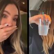 Belinda aparece en un video asustada en su avión. (Foto: captura de pantalla)