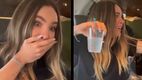 Belinda aparece en un video asustada en su avión. (Foto: captura de pantalla)