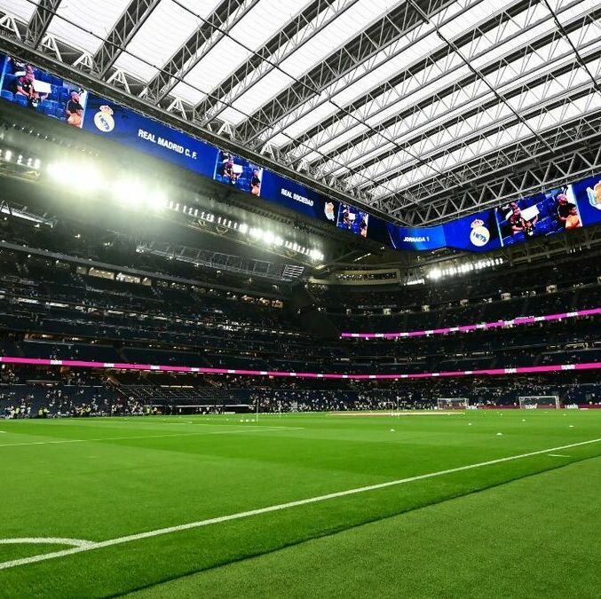 El Estadio Santiago Bernabéu sería la sede de la Final del Mundial 2030. (foto: EFE)