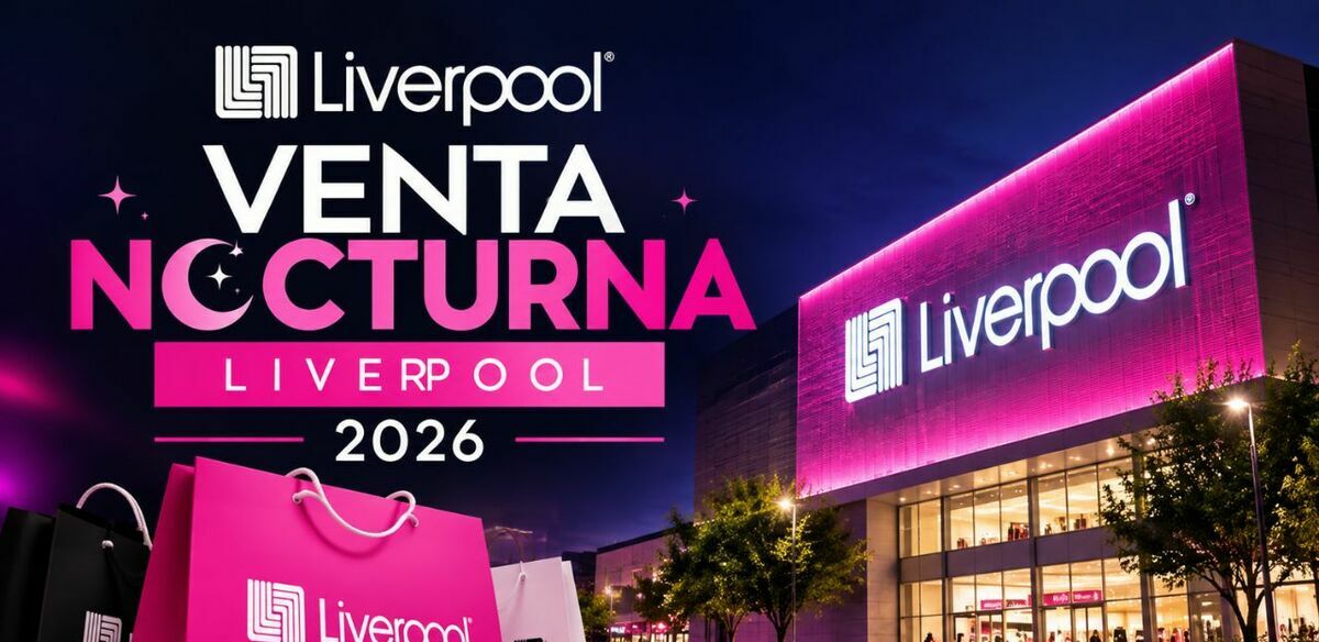Conoce cómo será la Tercera Venta Nocturna de Liverpool 2026. (Foto: ChatGPT).