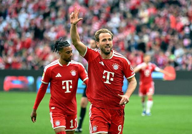 Harry Kane marcó triplete con Bayern Munich / Reuters