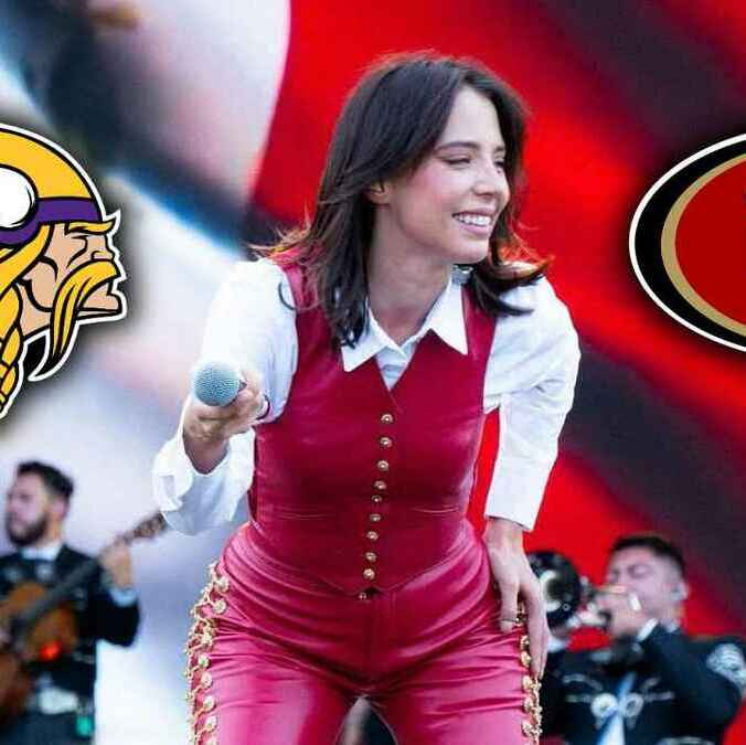 Majo Aguilar será encargada de interpretar el Himno Nacional en el Vikings vs 49ers. FOTO: @majo__aguilar