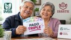¿Quiénes pueden obtener el pago triple de pensión en 2026? Fechas para IMSS e ISSSTE. (Foto: ChatGPT).