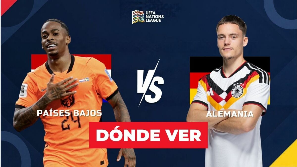 Países Bajos vs. Alemania: dónde y a qué hora ver EN VIVO J1