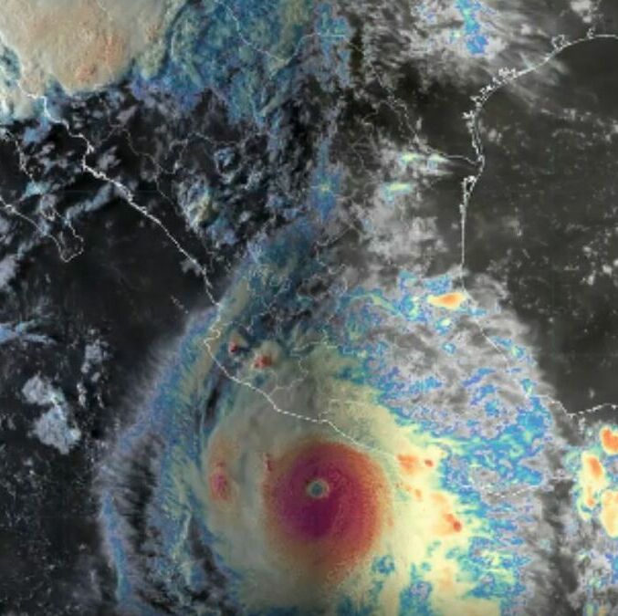 Huracán "Polo" vuelve a categoría 5: SMN informa sobre sus efectos y trayectoria. (@conagua_clima | X).