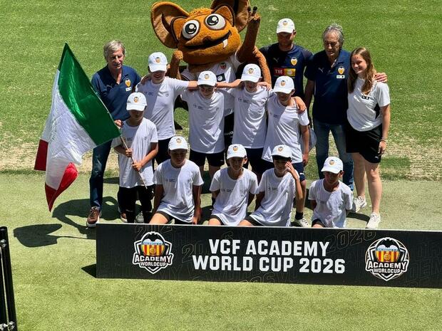 Niños mexicanos en el World Cup 2026 en Valencia. (Foto: cortesía)