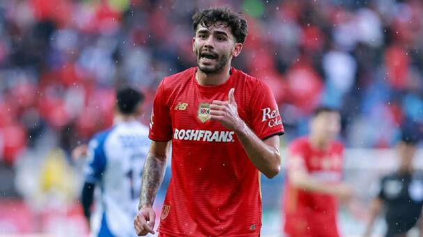 Santiago Simón, durante un partido con Toluca en la Liga MX. FOTO: Mexsport