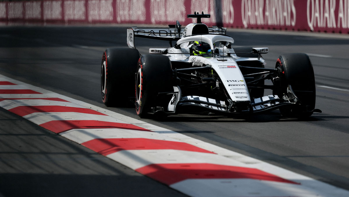 Checo Pérez aspiraba a salir más adelante en Azerbaiyán. (Foto: Reuters)