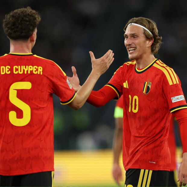 Godts marcó el 1-0 de Bélgica al minuto 20. (Foto: Reuters)