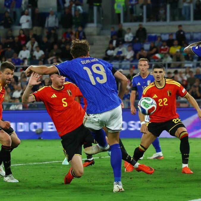 Italia no pudo con Bélgica. (Foto: Reuters)