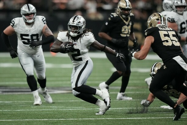 Ashton Jeanty ante Saints (Reuters)