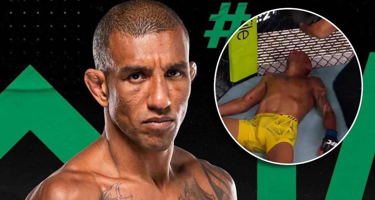 Médico de Raoni Barcelos explicó que tipo de afección sufrió ante Raúl Rosas. FOTO: @raonibarcelos_ufc