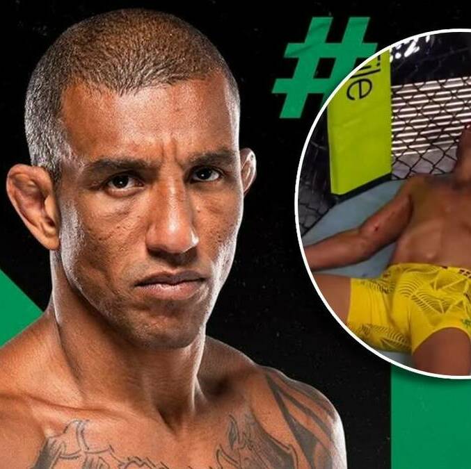 Médico de Raoni Barcelos explicó que tipo de afección sufrió ante Raúl Rosas. FOTO: @raonibarcelos_ufc