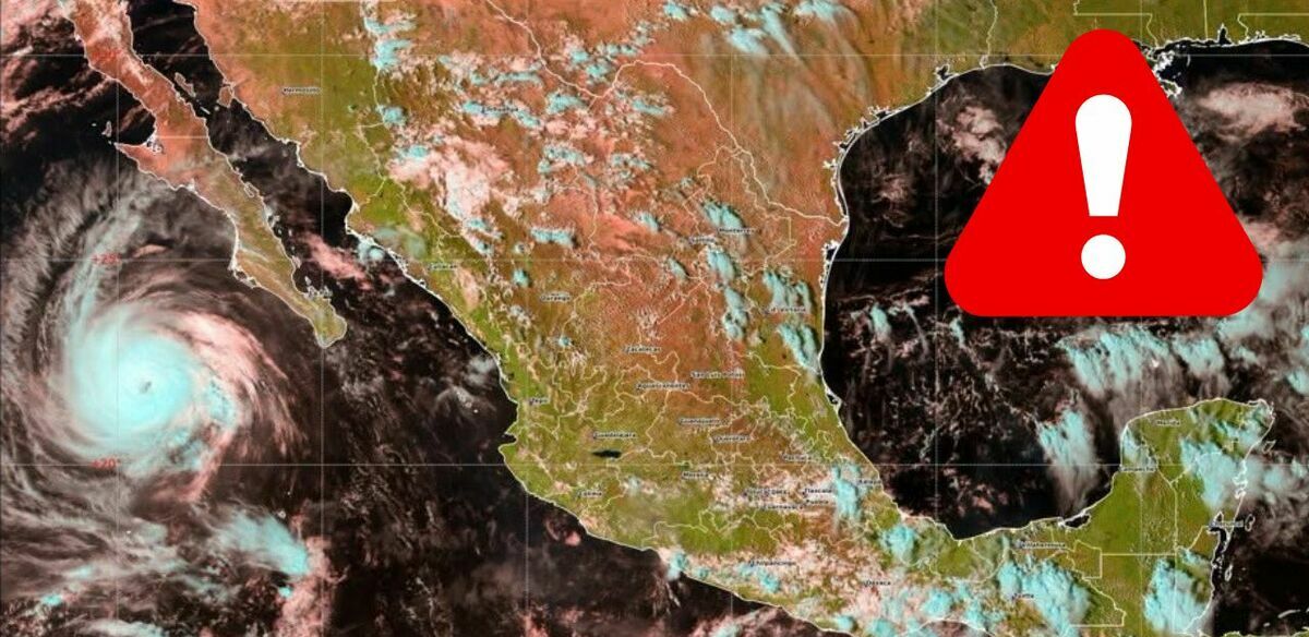 Tormenta tropical Rachel se forma frente a México (Facebook @conaguamx)