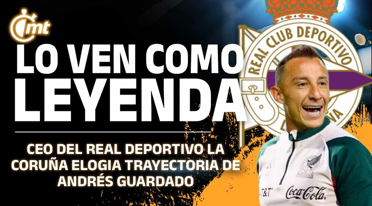 Andrés Guardado es visto como leyenda el Real Deportivo La Coruña