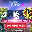 León vs. América: horario y dónde ver EN VIVO Jornada 9 Apertura 2026 Liga Femenil. (Especial).