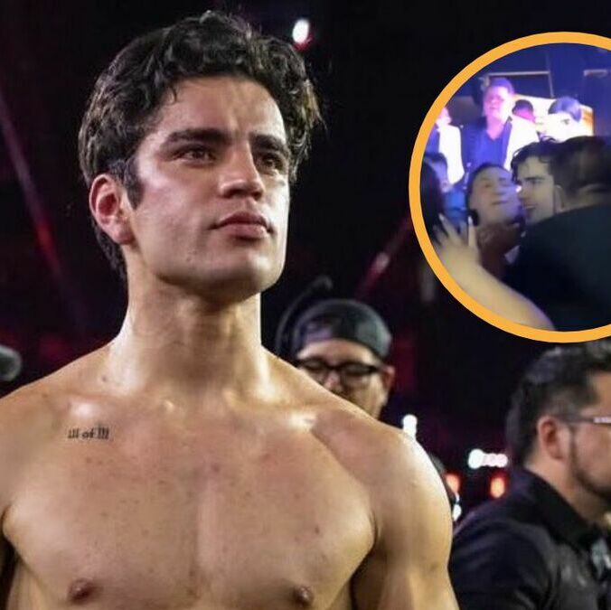 Aaron Mercury tuvo un altercado con Naim Darrechi durante la fiesta de cumpleaños de Abelito (Fotografía: X @ArnMercurio | Captura de pantalla)