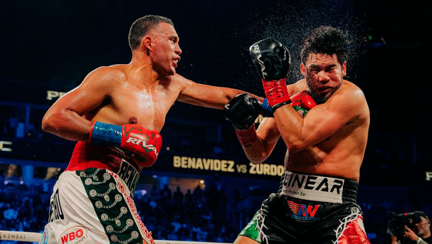 Benavidez noqueó al Zurdo Ramírez en 6. (Foto: Instagram benavidez300)
