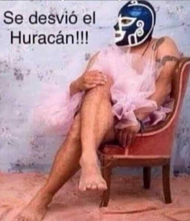 El Huracán se desvió.