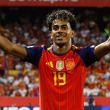 Lamine Yamal se lució con un doblete ante Croacia (Reuters)